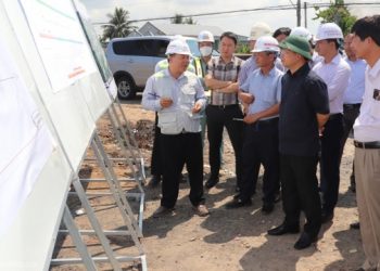 Dự án tuyến cao tốc Bắc Nam đoạn Cần Thơ – Cà Mau: Thí điểm 300m sử dụng cát biển làm vật liệu đắp nền