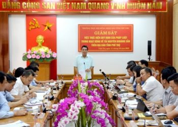 Phú Thọ: Giám sát về thực hiện các quy định của pháp luật trong hoạt động tài nguyên khoáng sản