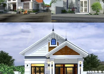Top 5 Mẫu Nhà Cấp 4 Nông Thôn 3 Phòng Ngủ 1 Phòng Khách Đẹp – Rẻ – Tiện Nghi