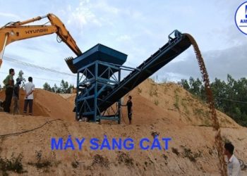 Tìm hiểu về máy sàng cát công nghiệp trong xây dựng