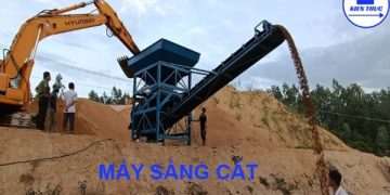 Tìm hiểu về máy sàng cát công nghiệp trong xây dựng