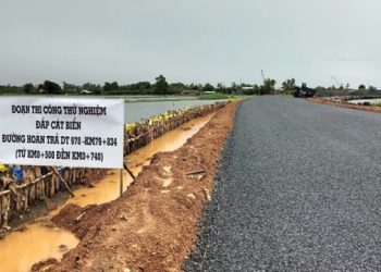 Khả quan trong sử dụng cát biển làm vật liệu đắp nền đường