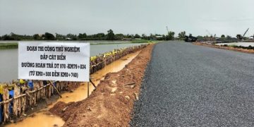 Khả quan trong sử dụng cát biển làm vật liệu đắp nền đường