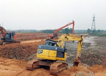 Vĩnh Phúc: Khan hiếm vật liệu san lấp, nhiều công trình lo chậm tiến độ