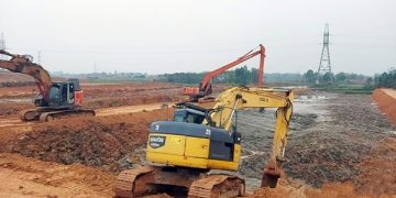 Vĩnh Phúc: Khan hiếm vật liệu san lấp, nhiều công trình lo chậm tiến độ